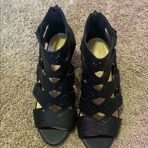 black heels